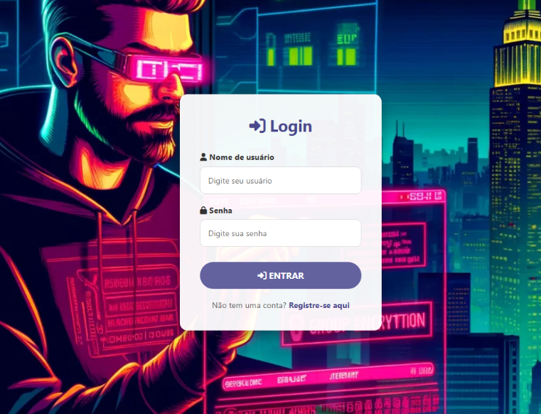 Miniatura do Projeto Plataforma PHP/MySQL Criptografia